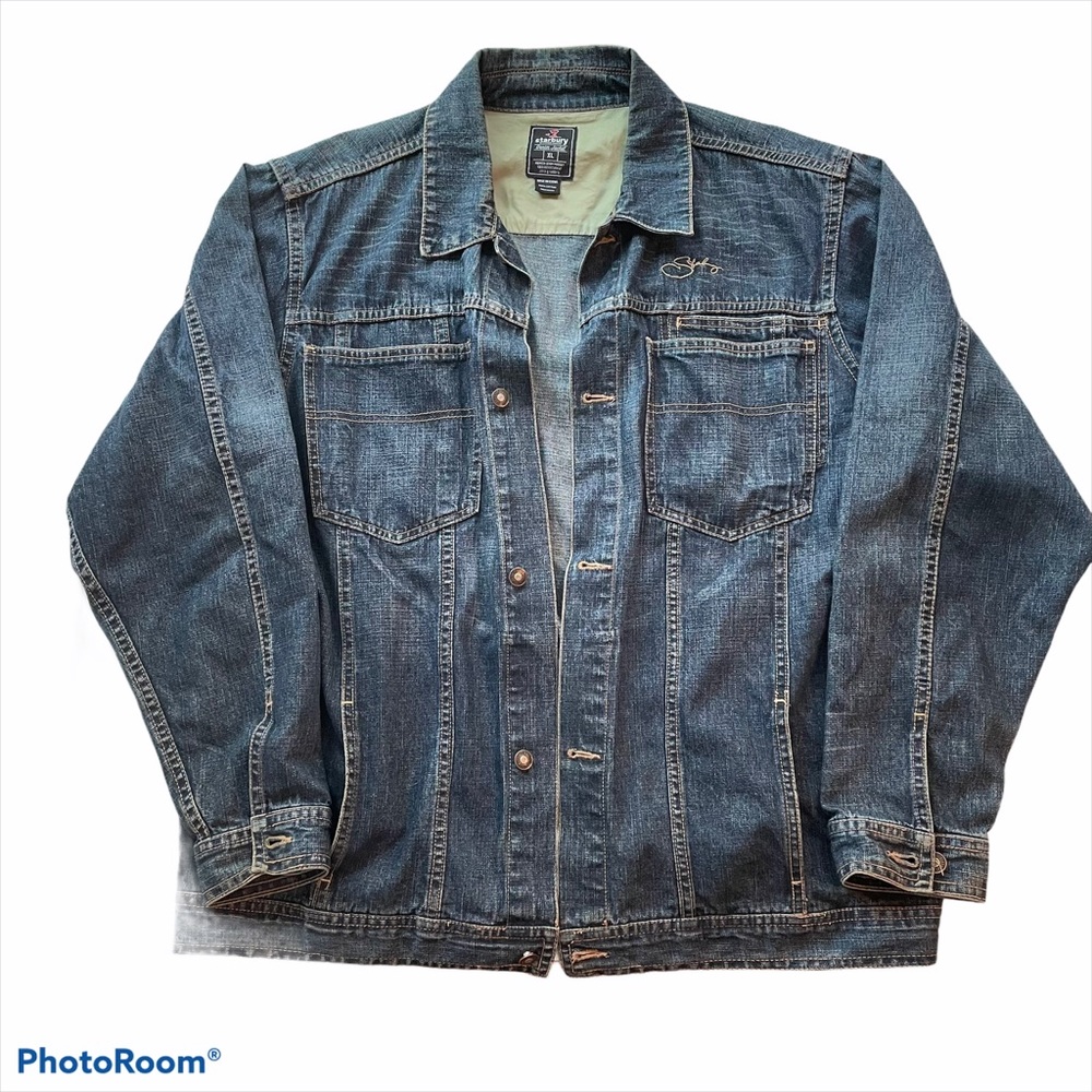 Starbury Stephon Marbury Denim Jean Jacket XL NBA